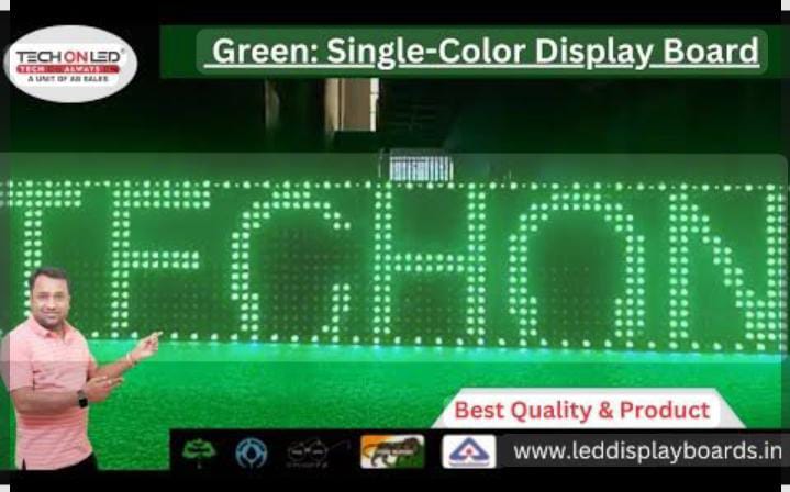 Single Color LED Display Boards – Techon LED