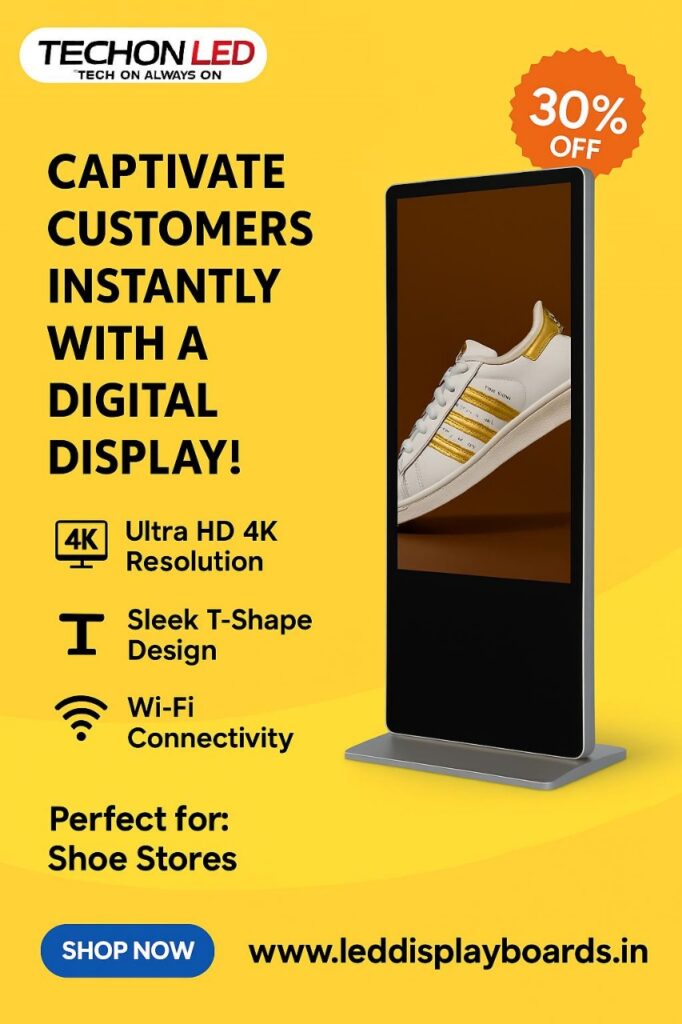 65" T-Type Standee – Techon LED Ludhiana