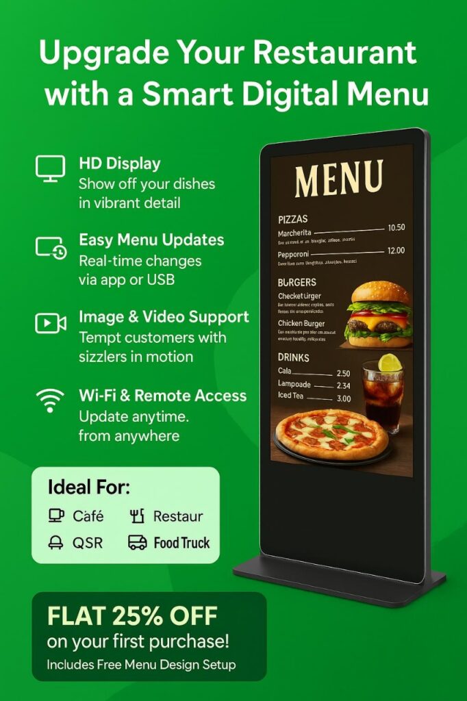 55" T-Type Standee – Techon LED Ludhiana