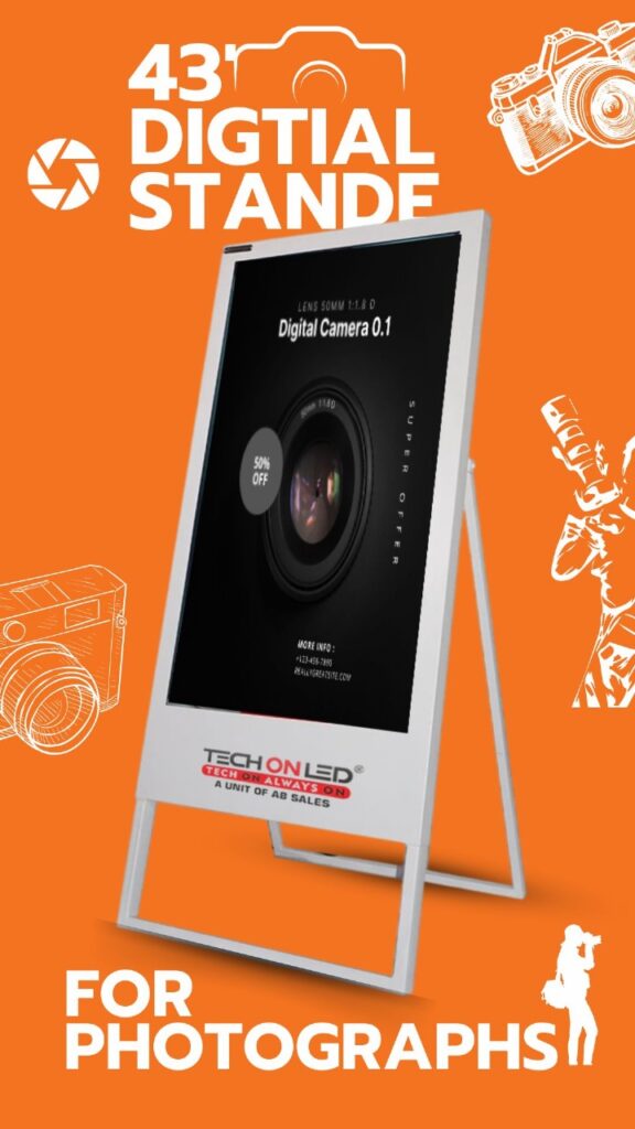 Techon LED – Leading Manufacturer of A-Type 32" Standee in Ludhiana