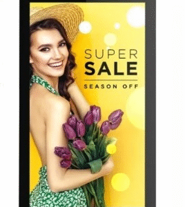 32" T type standee Sleek iPhone/T-Type Design by Techon LED