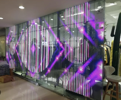 TARNSPARENT LED VIDEO WALL