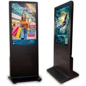 50″ Black Box Digital Standee – Techon LED