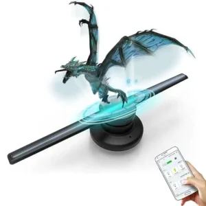 Stunning 3D Hologram Display – 43cm Visuals for Advertising & Events