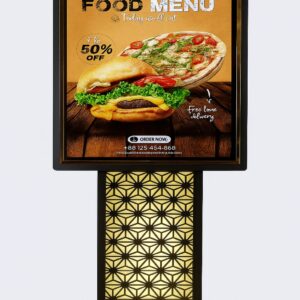 32″ Digital Menu Standee – Techon LED