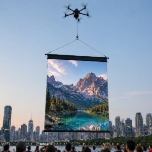 P2.5 outdoor flying led screen | 2*5m to 5*10m